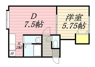 アーバンライフ発寒南【0105号室】の間取り