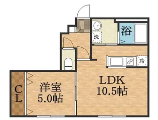 SENSAI HASSAMU【2階】の間取り