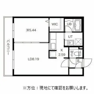 VILLETTA山の手(ヴィレッタ山の手)【3階】の間取り