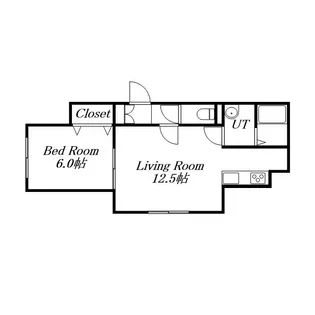 1LDKの間取り画像