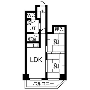 ビューハイツ33【101号室】の間取り