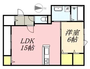 グランドルチェ【105号室】の間取り
