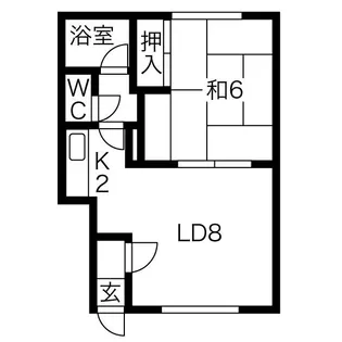 野口マンション【106号室】の間取り