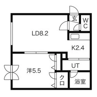 プラティーノASABU【3階】の間取り