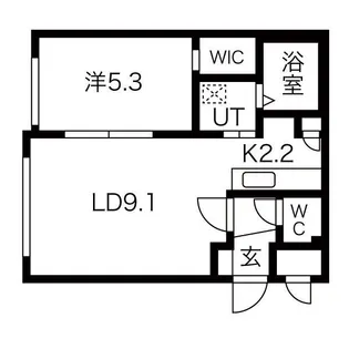 ディスティーノ【2階】の間取り