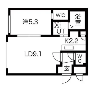 ディスティーノ【4階】の間取り