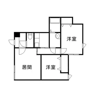 エリアウエスト【3階】の間取り