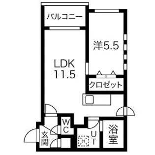 カームヴィレッジ【4階】の間取り