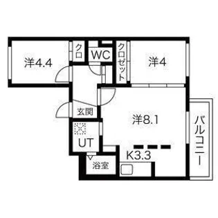 スプレンドールノルド20【3階】の間取り