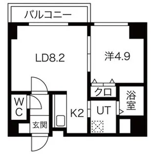 エクセレントプレイス宮の沢【7階】の間取り