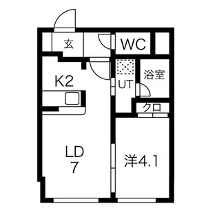 カサ・デ・アンジェラ【4階】の間取り