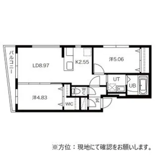 SOTINE手稲(ソティーヌ手稲)【0303号室】の間取り