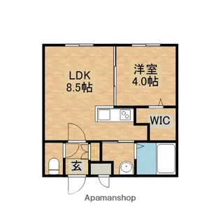 R&M発寒南【3階】の間取り