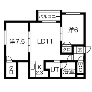 プレシャス333【3階】の間取り