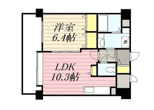 ソレイユ発寒【00505号室】の間取り