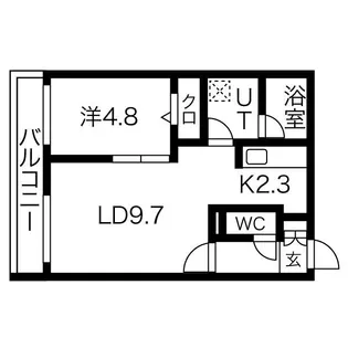 DEAR COURT L【3階】の間取り