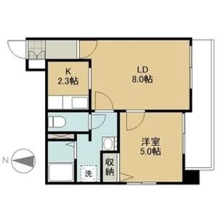 ヴィターレ【0703号室】の間取り