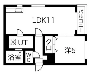 メゾンドソレイユ未来 【3階】の間取り