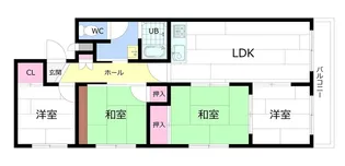 上野マンション【2階】の間取り