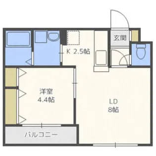 プルミエ発寒【3階】の間取り