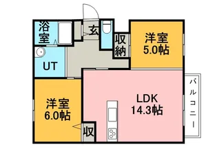 TERRACE SORA【4階】の間取り
