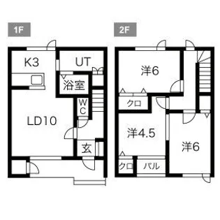 手稲サンスポット【7号室】の間取り