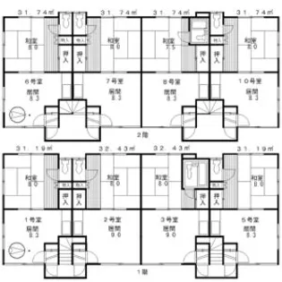 コーポ山本【7号室】の間取り
