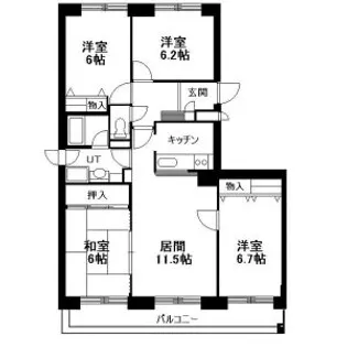 エスセーナ宮の丘公園【00901号室】の間取り