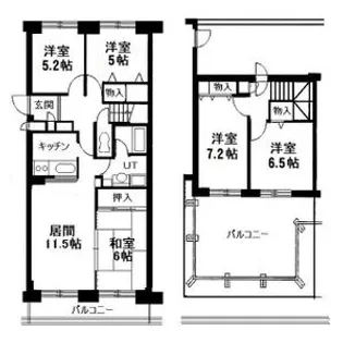 エスセーナ宮の丘公園【00903号室】の間取り