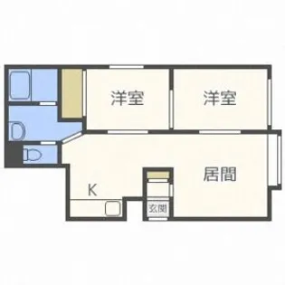 ボヌール32【2階】の間取り