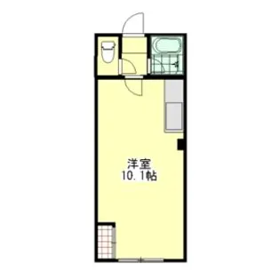 ノースタウン保【202号室】の間取り