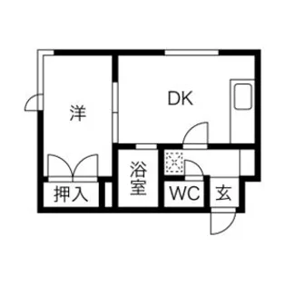 ウエストパレス【4階】の間取り