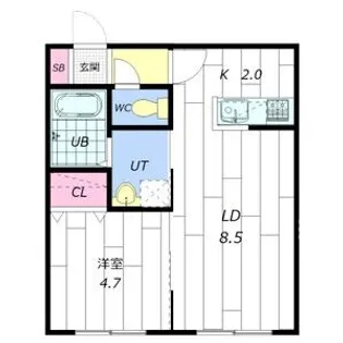 ノースウェーブス手稲【3階】の間取り