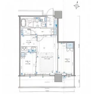 ライオンズタワー札幌【16階】の間取り