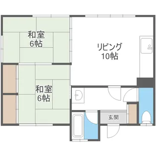大森マンション【0202号室】の間取り