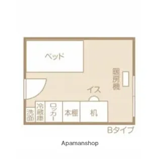 ドーミー琴似【4階】の間取り