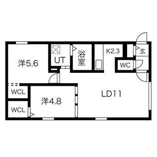 BELLISSIMO HASSAMU【4階】の間取り