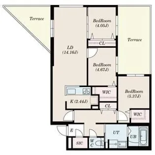 SーRESIDENCE琴似4条【1階】の間取り