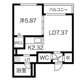 SーRESIDENCE西町【3階】の間取り