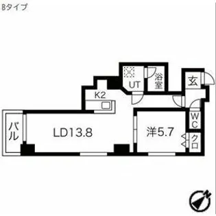 ドエル琴似【306号室】の間取り