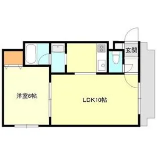 1LDKの間取り画像