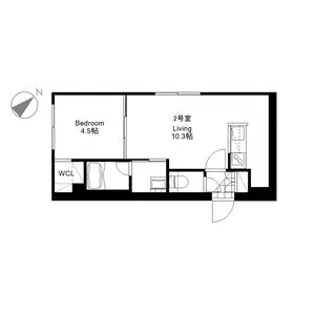 GENTRY VIANA琴似【4階】の間取り