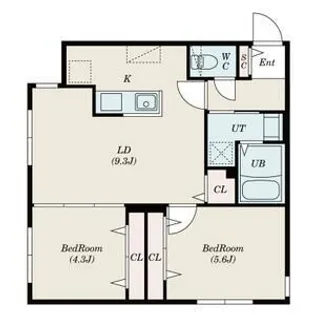 ALIVIS琴似【4階】の間取り