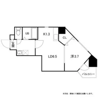 カルフール大通東【0405号室】の間取り