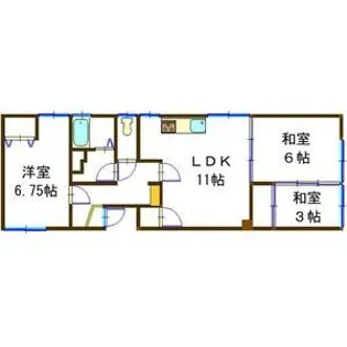 協和マンション【9号室】の間取り