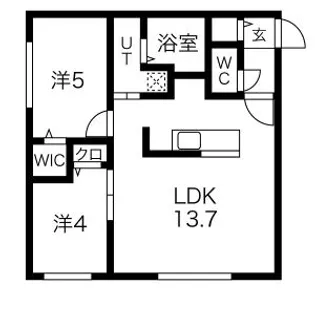 PRECIOUS KOTONI (プレシャスコトニ)【2階】の間取り