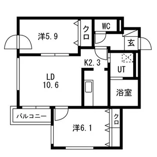 LAMAIN RISO(ラマンリーゾ)【1階】の間取り