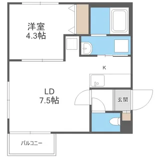 アイビル18【4階】の間取り