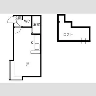 シティーハイム八軒B【202号室号室】の間取り