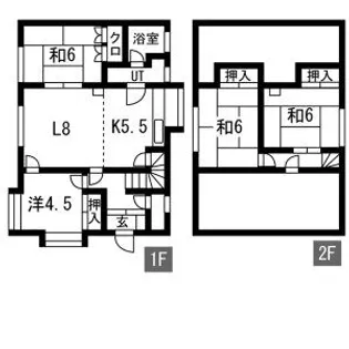北海道札幌市手稲区富丘四条4丁目【一戸建】の間取り
